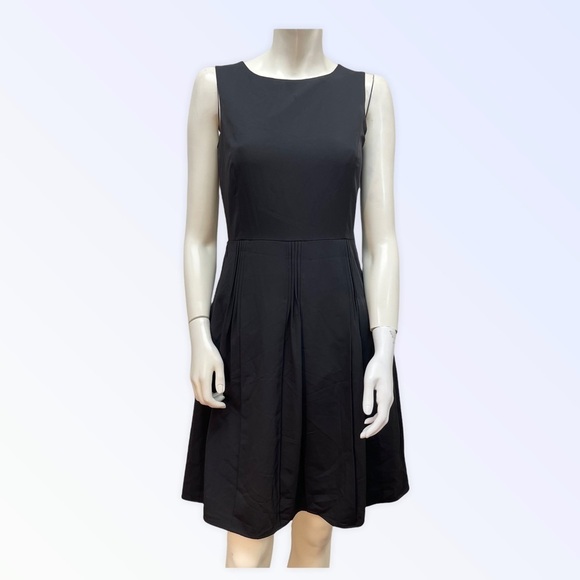 5/$20 Calvin Klein Black Sleeveless‎ Fit and Flare Dress - Picture 1 of 7